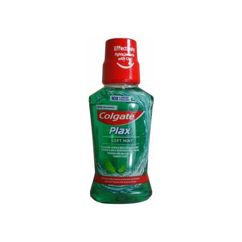 ENJUAGUE BUCAL PLAX COLGATE SUAVE MENTA 250ML