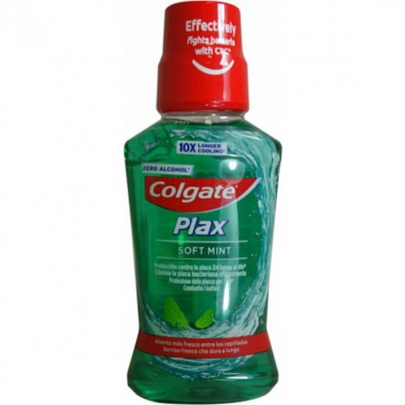 ENJUAGUE BUCAL PLAX COLGATE SUAVE MENTA 250ML