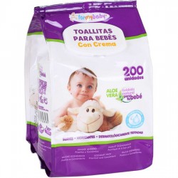 TOALLITA BEBE CREMA 200...