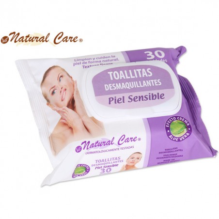 TOALLITA DESMAQUILLANTE 30UD C/TAPA NATURAL CARE