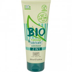 HOT BIO MASSAGE & LUBRICANT 2IN1 200 ML