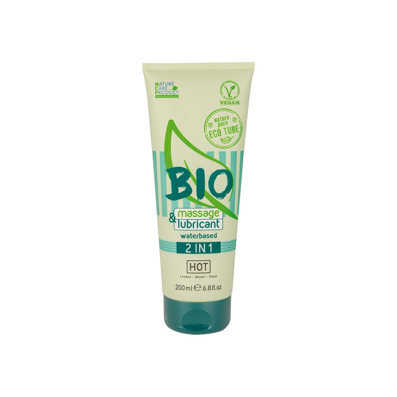 HOT BIO MASSAGE & LUBRICANT 2IN1 200 ML