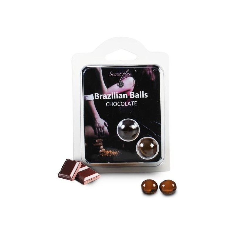 SECRET PLAY SET 2 BRAZILIAN BALLS AROMA CHOCOLATE