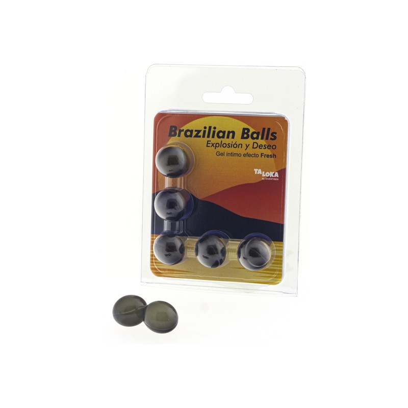 5 BRAZILIAN BALLS EXPLOSION DE AROMAS GEL EXCITANTE EFECTO FRESH