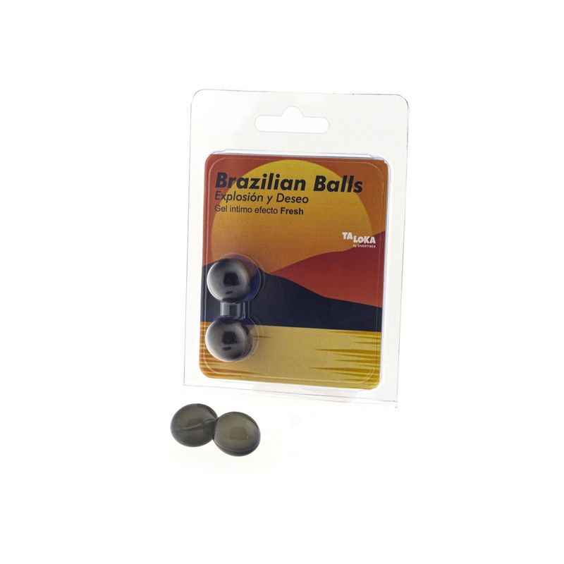 2 BRAZILIAN BALLS EXPLOSION DE AROMAS GEL EXCITANTE EFECTO FRESH