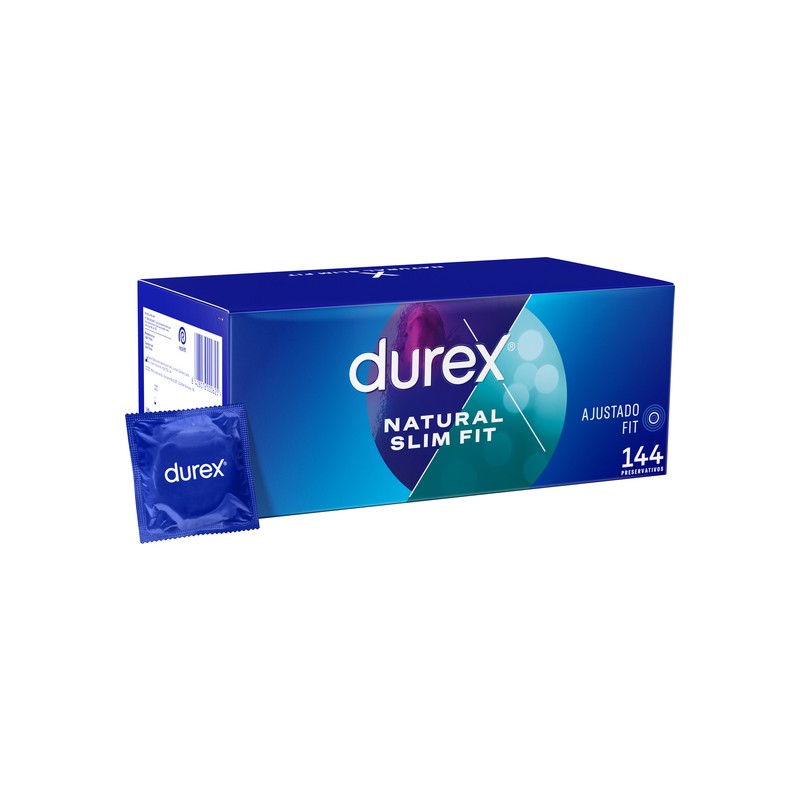 DUREX NATURAL SLIM FIT PRESERVATIVOS 144 UDS