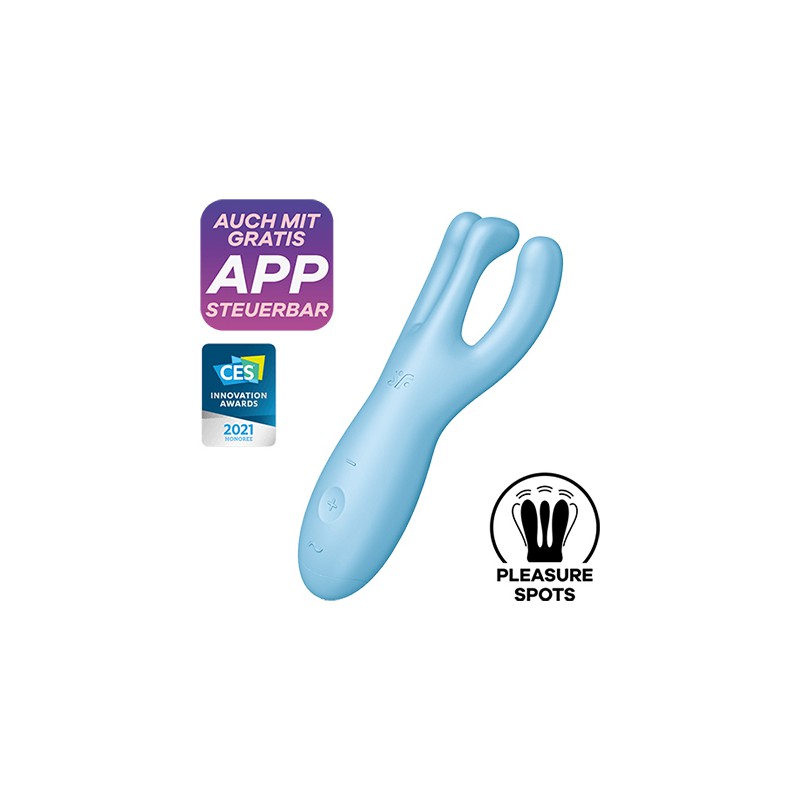 SATISFYER THREESOME 4 CONNECT - AZUL