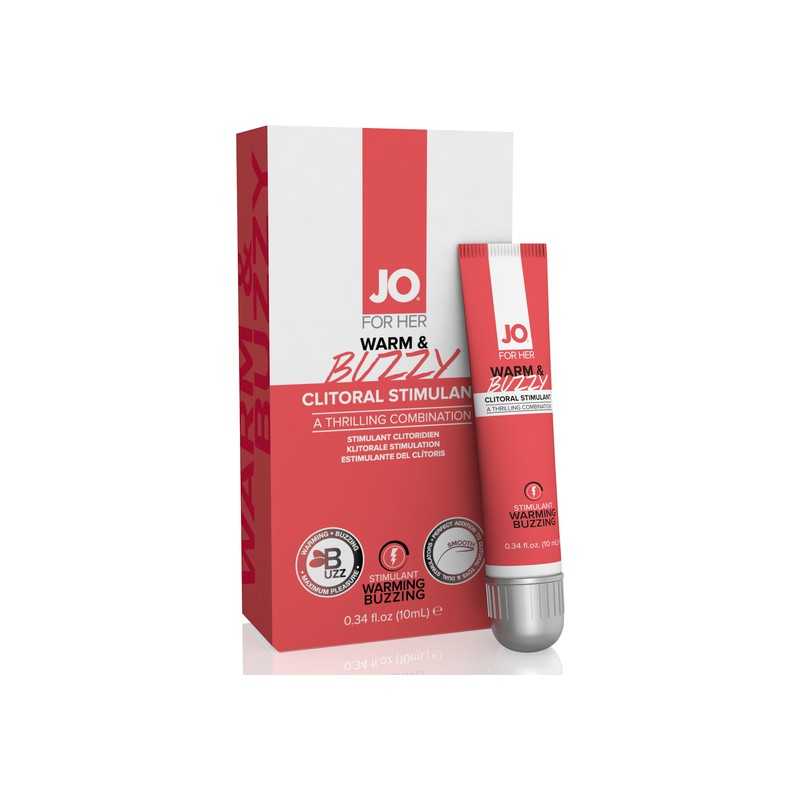 SYSTEM JO - ESTIMULANTE CLITORAL EFECTO CALOR Y BUZZY ORIGINAL 10 ML