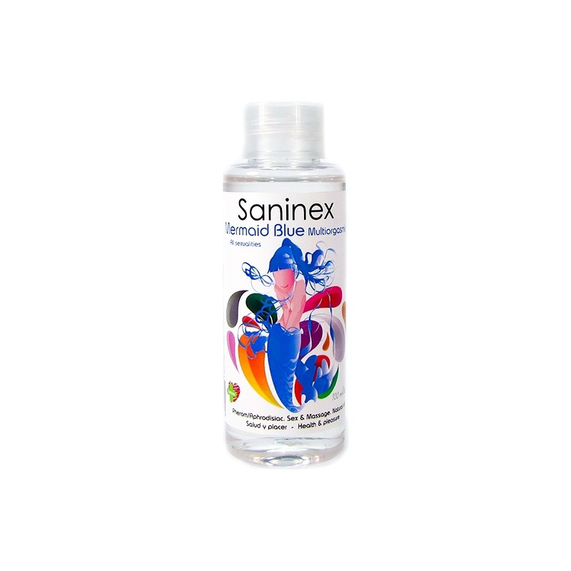 SANINEX MERMAID BLUE MULTIORGASMIC - SEX & MASSAGE OIL 100ML