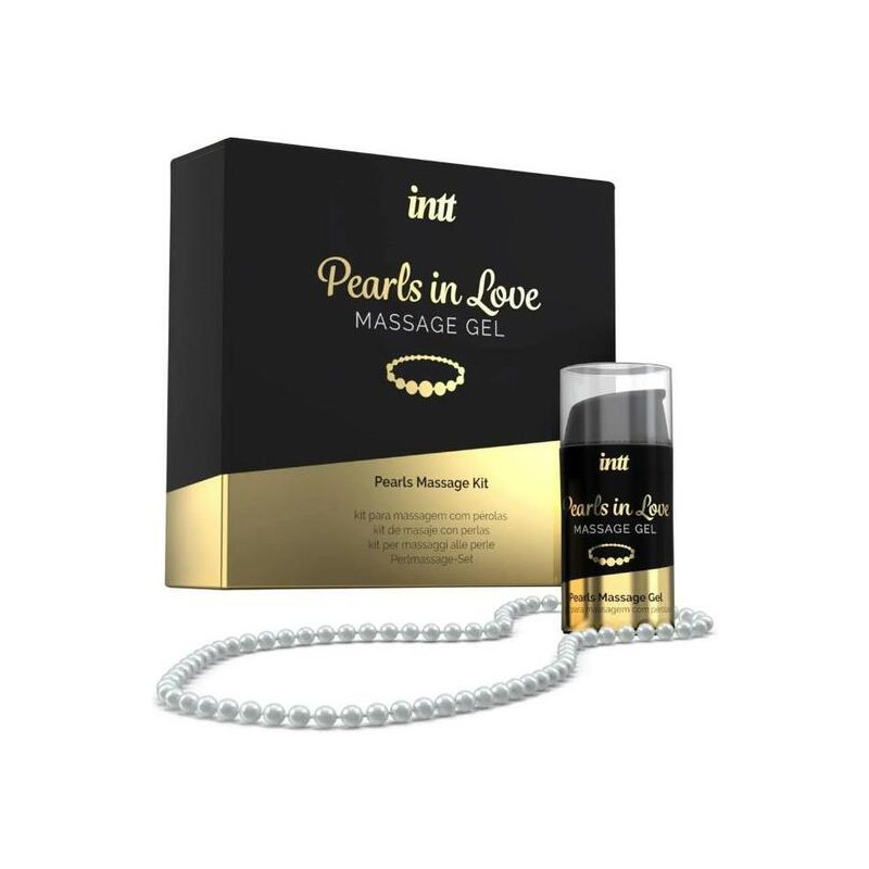 INTT PEARLS IN LOVE - GEL DE MASAJE CON COLLAR DE PERLAS