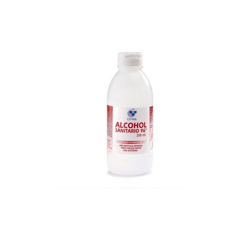 ALCOHOL SANITARIO 96. 250 ML.