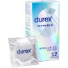 DUREX INVISIBLE SUPER FINO EXTRA SENSITIVO 12 UDS