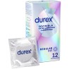 DUREX INVISIBLE SUPER FINO EXTRA LUBRICADO 12 UDS