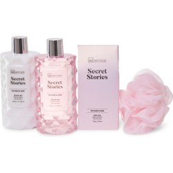 SET CESTA COSMÉTICA SECRET STORIES 4 PIEZAS