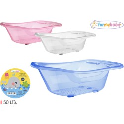 BAÑERA INFANTIL TRANSPARENTE 50LT. FORMYBABY