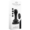 GLOBY - GLASS VIBRATOR - WITH SUCTION CUP AND REMOTE - RECHARGEABLE - 10 VELOCIDADES - NEGRO