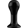 GLOBY - GLASS VIBRATOR - WITH SUCTION CUP AND REMOTE - RECHARGEABLE - 10 VELOCIDADES - NEGRO