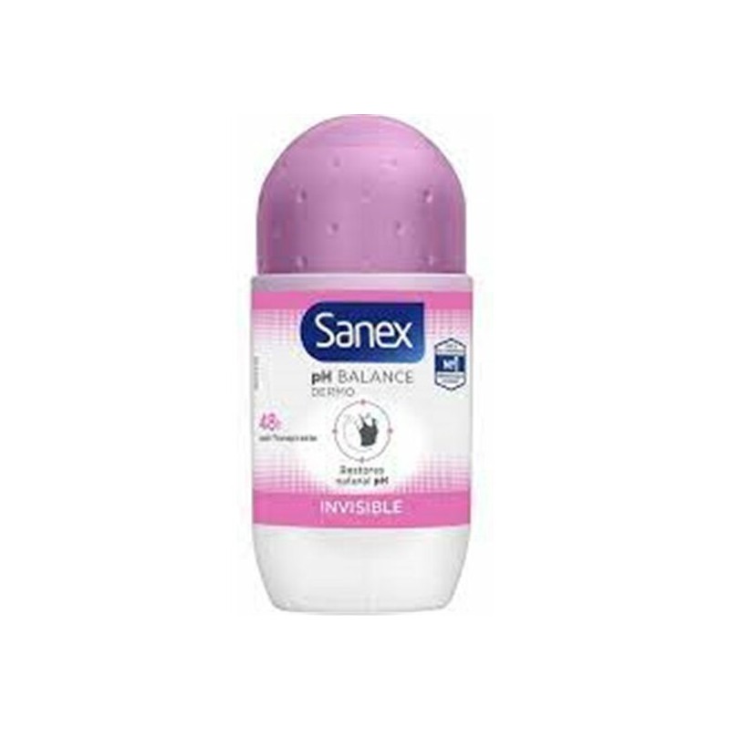 SANEX DESODORANTE ROLL-ON DERMO INVISIBLE 50ML