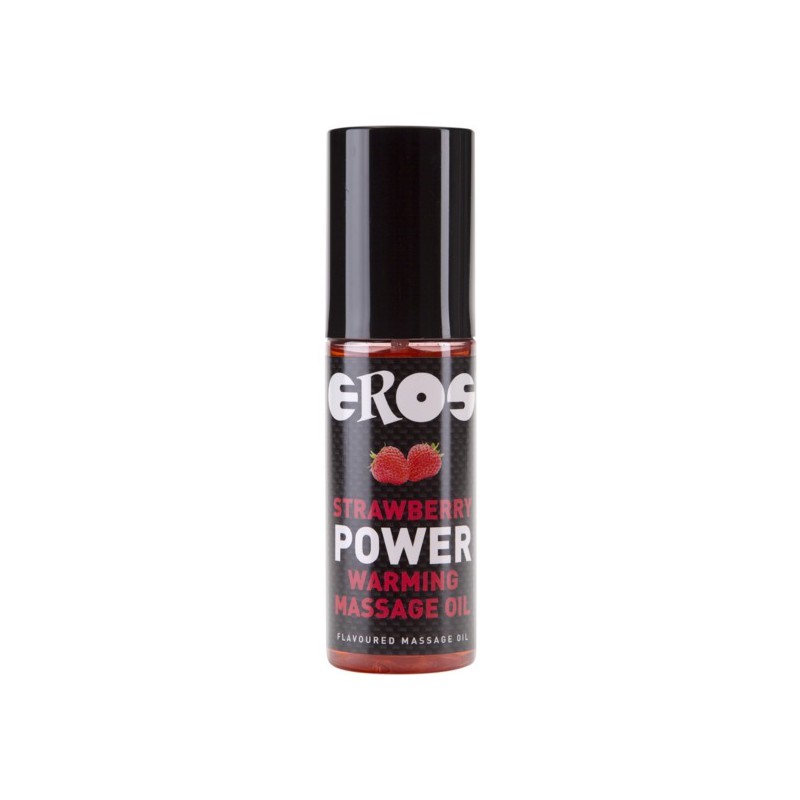 EROS STRAWERRY POWER WARMING MASSAGE OIL 100ML