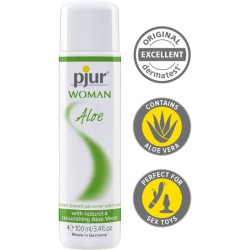 PJUR WOMAN LUBRICANTE ALOE BASE DE AGUA 100ML