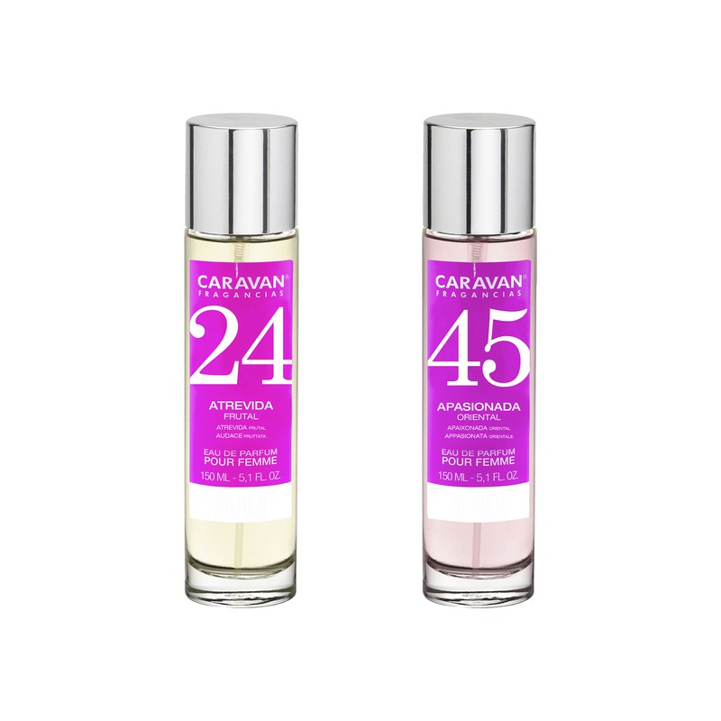 SET DE 2 PERFUMES CARAVAN PARA MUJER Nº45 Y Nº 24