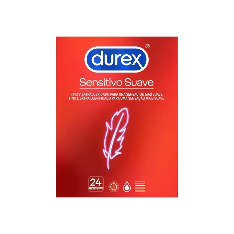 DUREX SENSITIVO SUAVE 24 UDS