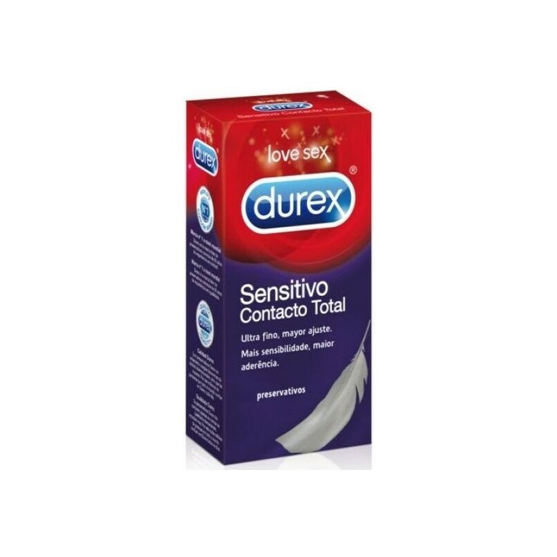 DUREX SENSITIVO CONTACTO TOTAL 6UDS