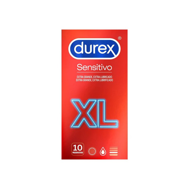 DUREX SENSITIVO XL 10UDS